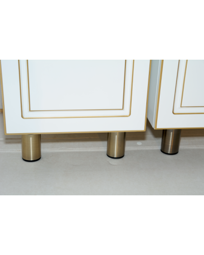 Париж - 35 Пенал правый белая патина с 2ящ. / Б/К