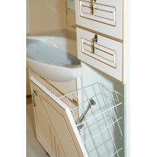 Париж - 35 Пенал правый белая патина с 2ящ. / Б/К