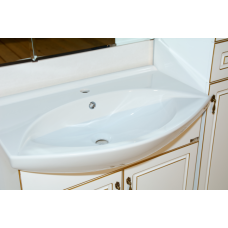 Париж - 35 Пенал правый белая патина с 2ящ. / Б/К