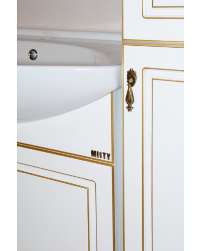 Париж - 35 Пенал правый белая патина с 2ящ. / Б/К