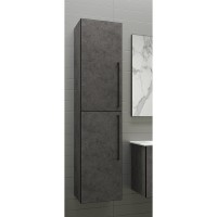 ROCK - 35 Пенал Brevita левый подвесной темно-серый (Чикаго) ЛДСП О