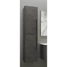 ROCK - 35 Пенал Brevita левый подвесной темно-серый (Чикаго) ЛДСП О