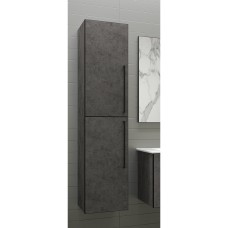 ROCK - 35 Пенал Brevita левый подвесной темно-серый (Чикаго) ЛДСП О