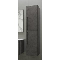 ROCK - 35 Пенал Brevita правый подвесной темно-серый (Чикаго) ЛДСП О