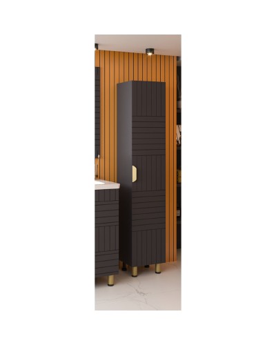 GLOSTER - 35 Пенал напольный правый, графит