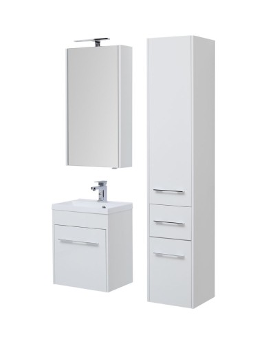 Шкаф пенал Aquanet Августа 35 210016 Белый