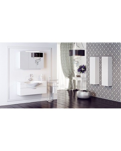 Шкаф пенал Aqwella 5 Stars Анкона 35 An.05.35/W Белый