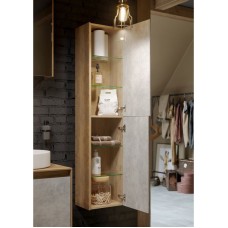 Корпус шкафа пенала Aqwella 5 Stars Mobi 36 MOB0535W подвесной Белый