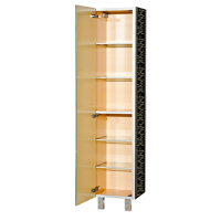 Джулия - 40 Пенал  левый КРАКОЛЕТ черный