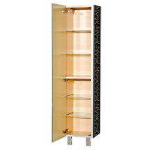 Джулия - 40 Пенал  левый КРАКОЛЕТ черный