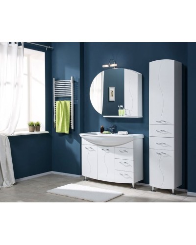 Шкаф пенал Aquanet Моника 40 186778 R Белый