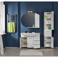 Шкаф пенал Aquanet Моника 40 186778 R Белый