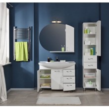 Шкаф пенал Aquanet Моника 40 186778 R Белый