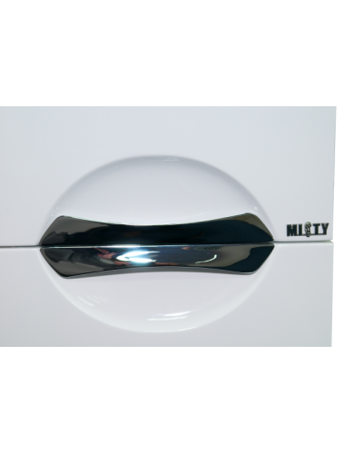 Орхидея - 35 Пенал правый белая эмаль без корзины