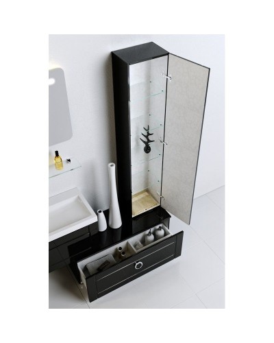 Шкаф пенал Aqwella 5 Stars Инфинити 35 Inf.05.35 Белый