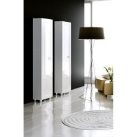 Шкаф пенал Aqwella 5 Stars Инфинити 45 Inf.05.45 Белый