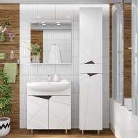 Грани - 35 Пенал с ящиком правый на ножках ( эмаль)