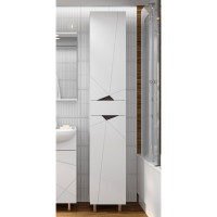 Грани - 35 Пенал с ящиком правый на ножках ( эмаль)