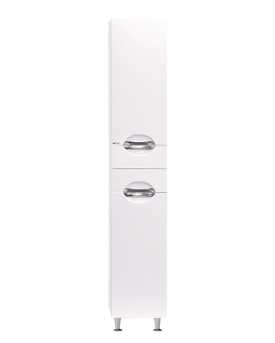 Орхидея - 35 Пенал правый белая эмаль без корзины