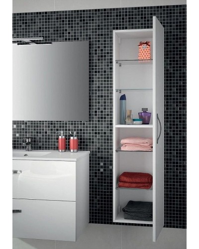 Подвесная колонна с реверсивной дверцей темный дуб Jacob Delafon Ola EB396-NR