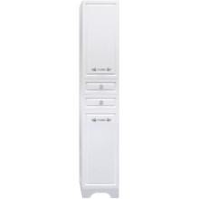 Шкаф пенал 1MarKa Прованс 35Н Белый глянцевый