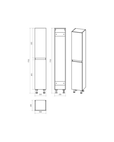 Енисей - 30 Пенал прямой универсальный