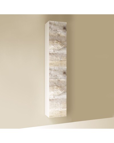 Шкаф пенал Marka One Mix 30П Push Бетон