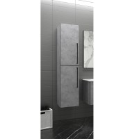 ROCK - 35 Пенал Brevita левый подвесной светло-серый (Чикаго) ЛДСП О