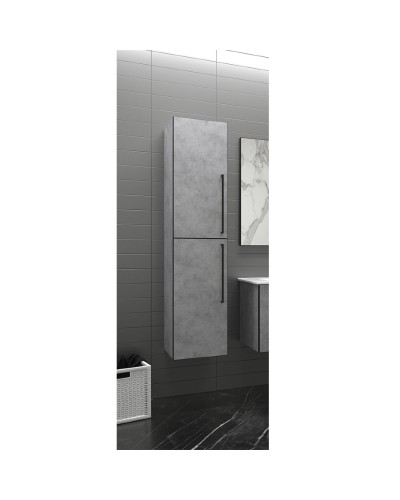 ROCK - 35 Пенал Brevita левый подвесной светло-серый (Чикаго) ЛДСП О