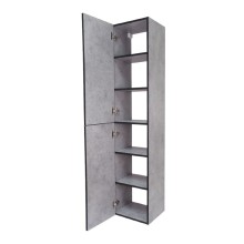 ROCK - 35 Пенал Brevita левый подвесной светло-серый (Чикаго) ЛДСП О