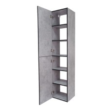 ROCK - 35 Пенал Brevita левый подвесной светло-серый (Чикаго) ЛДСП О