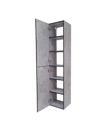 ROCK - 35 Пенал Brevita левый подвесной светло-серый (Чикаго) ЛДСП О