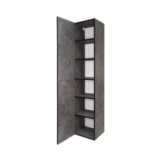 ROCK - 35 Пенал Brevita левый подвесной темно-серый (Чикаго) ЛДСП О