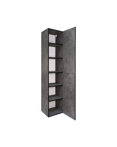 ROCK - 35 Пенал Brevita правый подвесной темно-серый (Чикаго) ЛДСП О