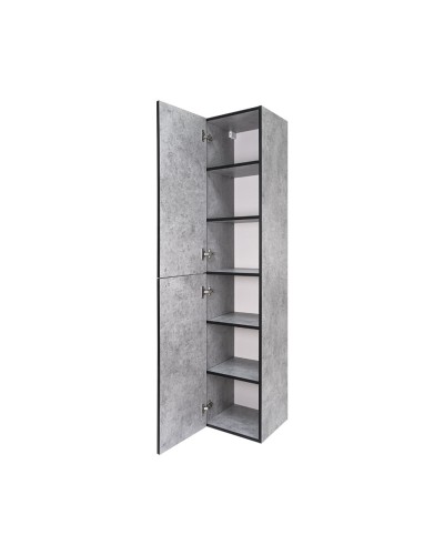 ROCK - 35 Пенал Brevita левый подвесной светло-серый (Чикаго) ЛДСП О