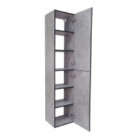 ROCK - 35 Пенал Brevita правый подвесной светло-серый (Чикаго) ЛДСП О