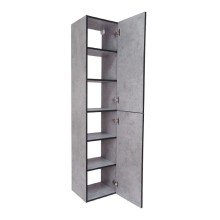 ROCK - 35 Пенал Brevita правый подвесной светло-серый (Чикаго) ЛДСП О