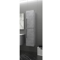 ROCK - 35 Пенал Brevita правый подвесной светло-серый (Чикаго) ЛДСП О