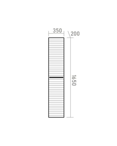 CATANIA - 35 Пенал подвесной левый