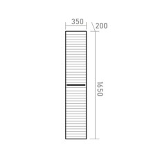 CATANIA - 35 Пенал подвесной правый