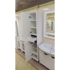 Грани - 35 Пенал с ящиком левый на ножках ( эмаль)