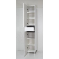 Грани - 35 Пенал с ящиком левый на ножках ( эмаль)