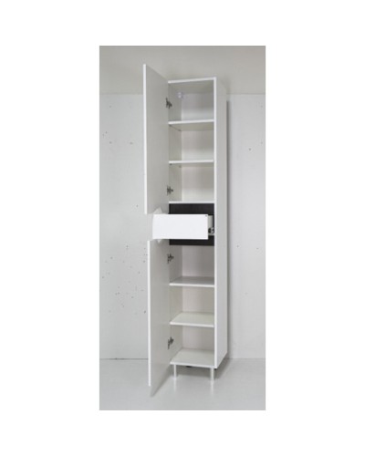 Грани - 35 Пенал с ящиком левый на ножках ( эмаль)