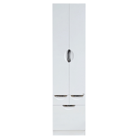 Орхидея - 50 Пенал белая эмаль без корзины с 2 ящ.