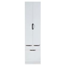 Орхидея - 50 Пенал белая эмаль без корзины с 2 ящ.