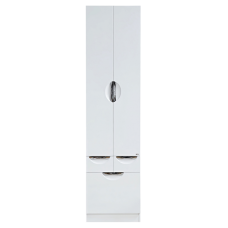 Орхидея - 50 Пенал белая эмаль без корзины с 2 ящ.