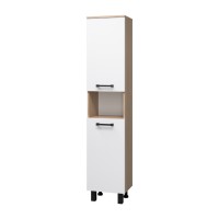 Крафт - 35 Пенал напольный универсал. 2 дв. с нишей О