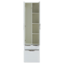 Орхидея - 50 Пенал белая эмаль без корзины с 2 ящ.