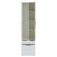 Орхидея - 50 Пенал белая эмаль без корзины с 2 ящ.