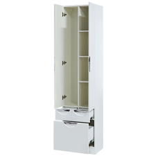 Орхидея - 50 Пенал белая эмаль без корзины с 2 ящ.